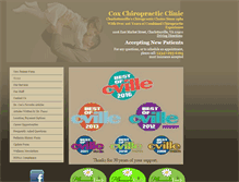 Tablet Screenshot of coxclinic.com